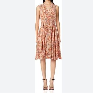 NanetteLepore Sleeveless Button Up  Floral Shirtdress